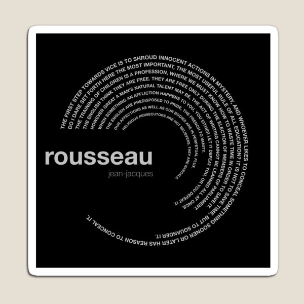 Rousseau Quotes Magnets for Sale | Redbubble
