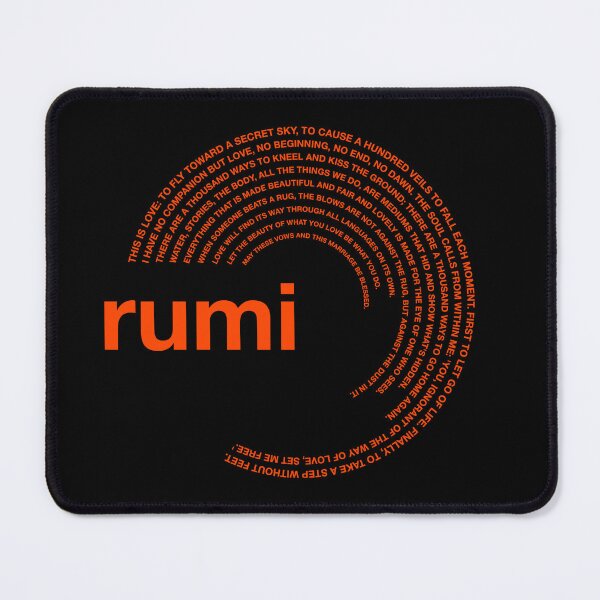 Item preview,  Póster de citas famosas de Rumi [naranja] designed and sold by CMYKStudio.
