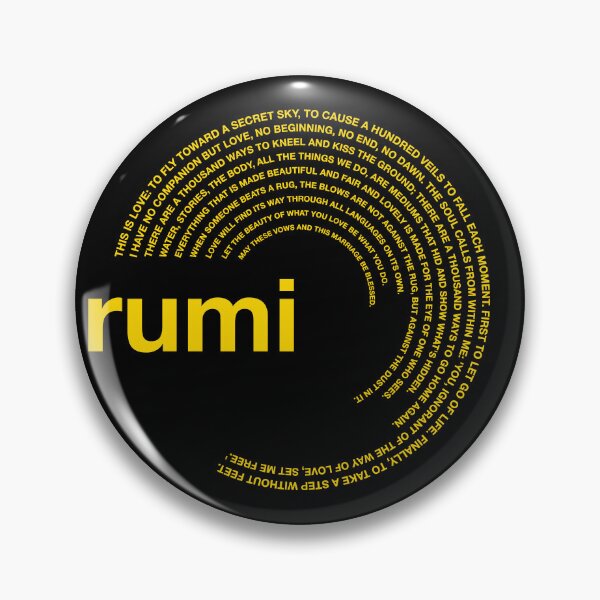 Artikelvorschau, Poster mit berühmten Zitaten von Rumi [Gold] entworfen und verkauft von CMYKStudio.