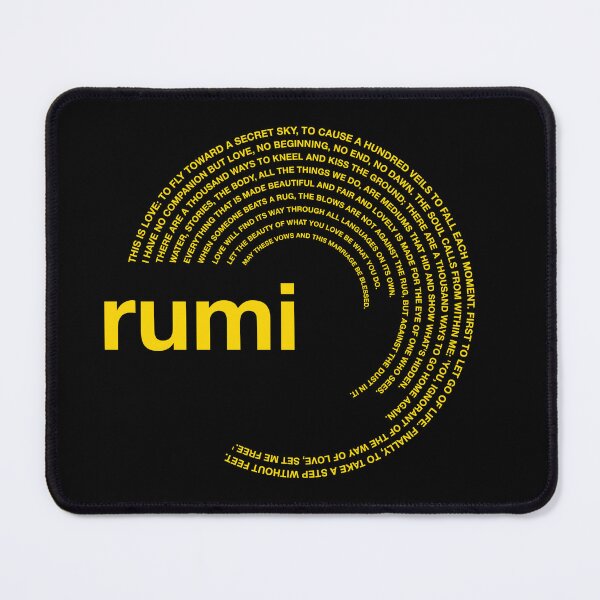 Item preview,  Rumi famous quotes poster [gold] designed and sold by CMYKStudio.
