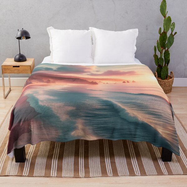 Item preview, Art image of a beach sunset designed and sold by cmphotographs.