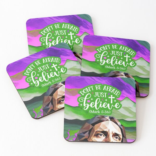 Item preview, Bible verses about strength - Mark 5:36 - Contour Art of Purple Skies and Green Mountains designed and sold by ZenReiArt.