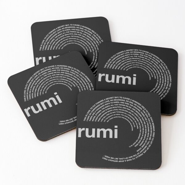 Item preview,  Rumi famous quotes poster [silver] designed and sold by CMYKStudio.