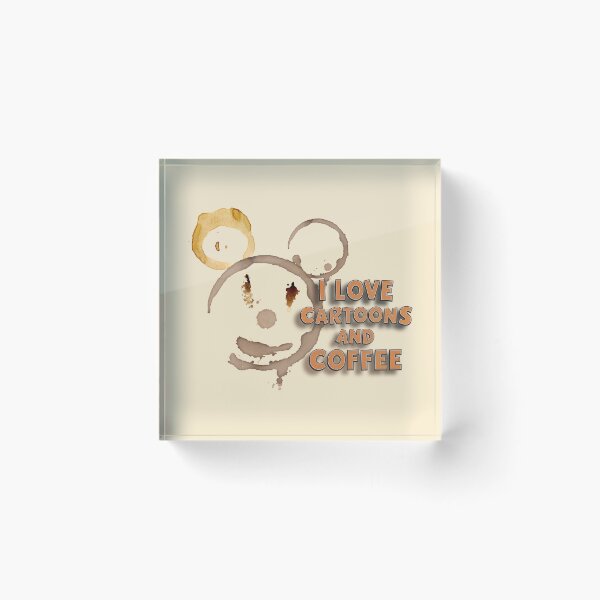 Item preview, I Love Cartoons and Coffee designed and sold by NickTaroDesign.