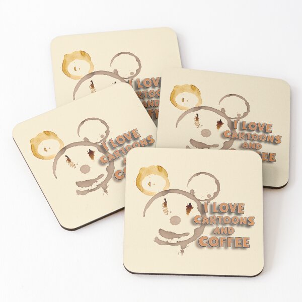 Item preview, I Love Cartoons and Coffee designed and sold by NickTaroDesign.