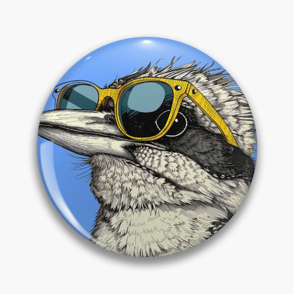 Item preview, Spectacled Solitude - Stylish Bird with Sunglasses designed and sold by ElegantQuirk.