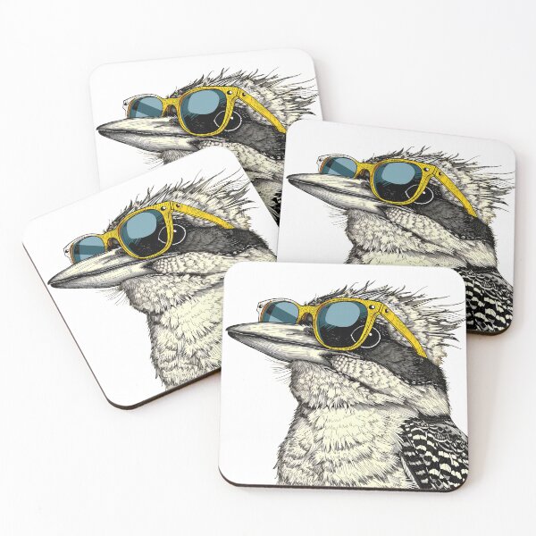 Item preview, Spectacled Solitude - Stylish Bird with Sunglasses designed and sold by ElegantQuirk.