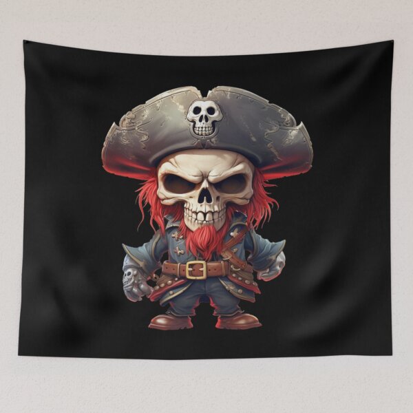 Item preview, Kawaii Skeloton Pirate designed and sold by KawaiiArtStyle.