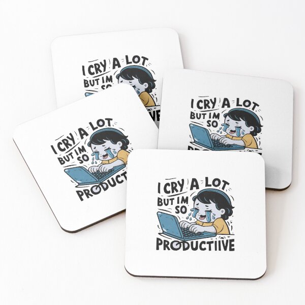 Item preview, i cry a lot but i am so productive designed and sold by Rohit Gujarati.