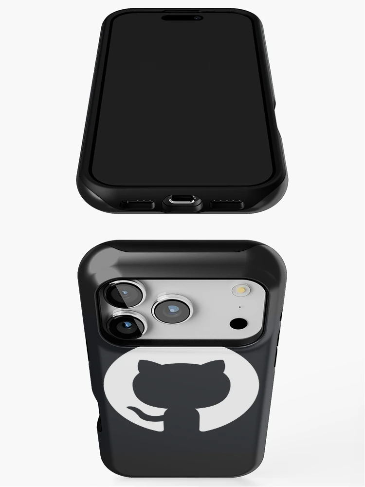 Thumbnail 3 of 4, iPhone Case, github git sticker designed and sold by developerfriday.