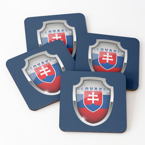 Item preview, SLOVAKIA Flag Slovakian Flag sticker t-shirt 01 designed and sold by LocationInks.
