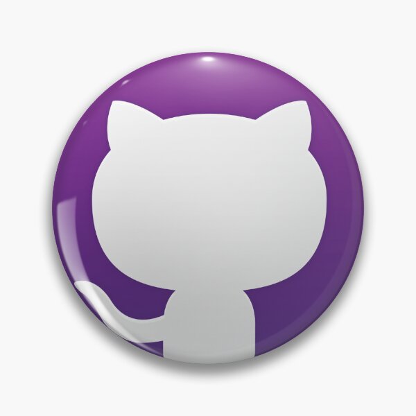Item preview, github git purple sticker designed and sold by developerfriday.
