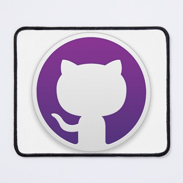 Item preview, github git purple sticker designed and sold by developerfriday.