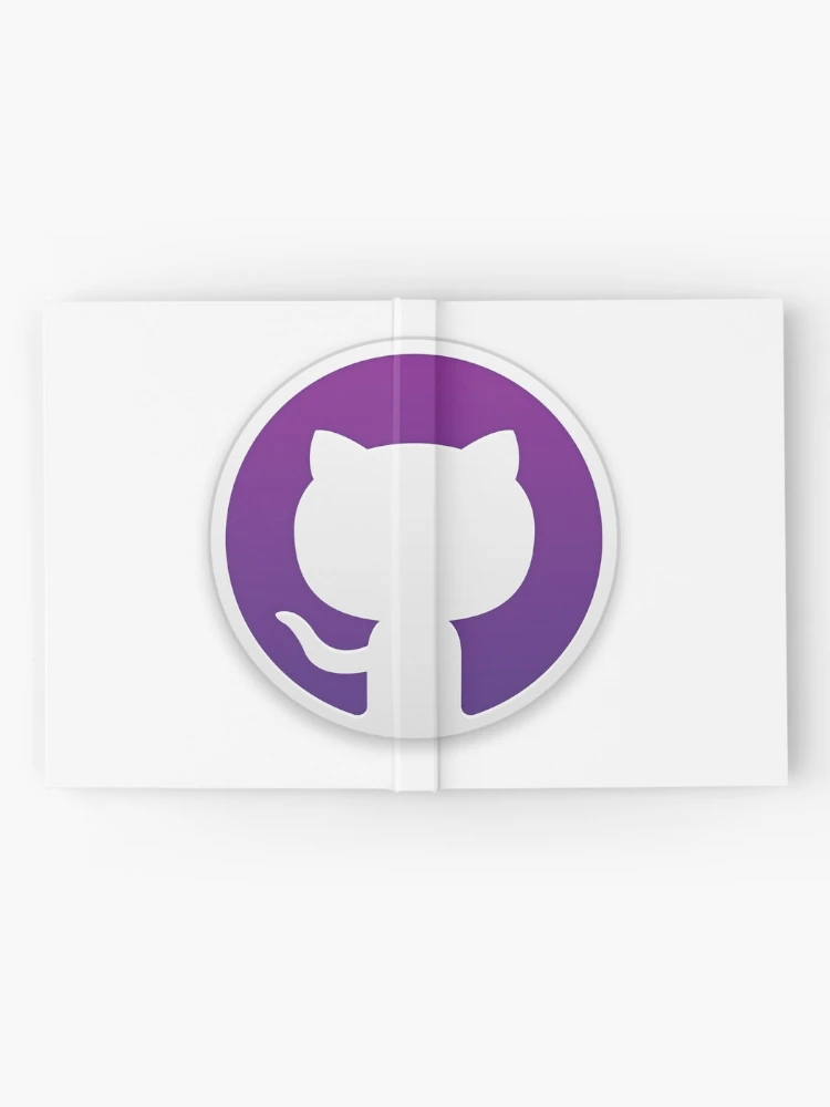 Thumbnail 2 of 3, Journal, github git purple sticker designed and sold by developerfriday.