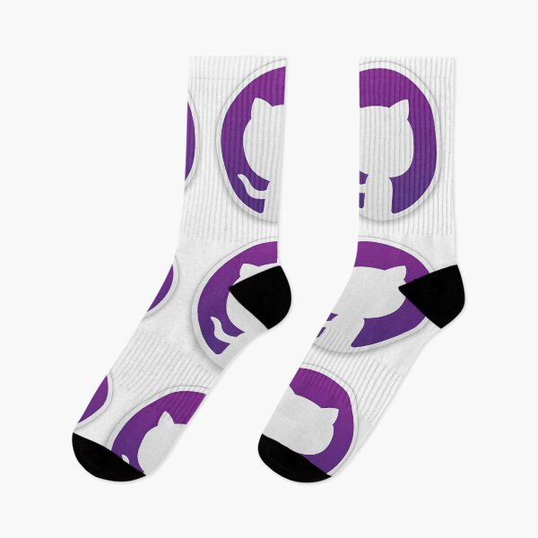 Item preview, github git purple sticker designed and sold by developerfriday.