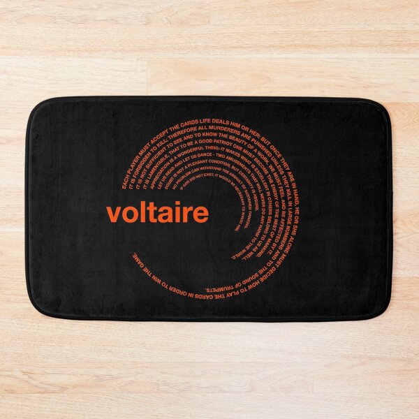 Item preview,  Voltaire famous quotes poster [orangered] designed and sold by CMYKStudio.