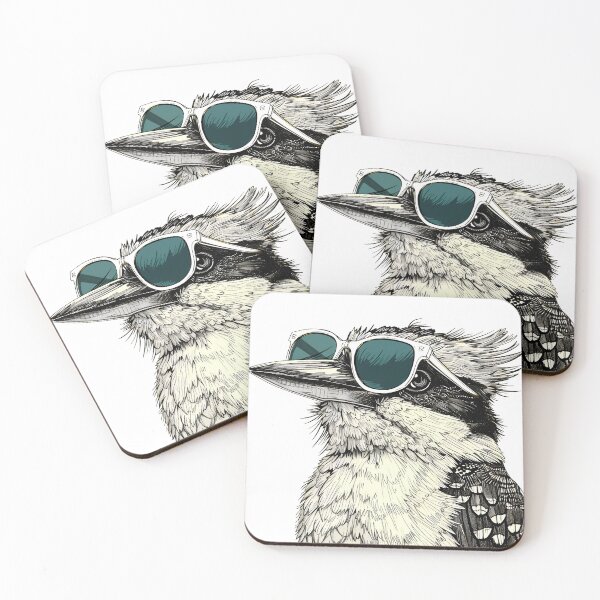 Item preview, Dapper Avian Scholar - Stylish Bird with Sunglasses Art designed and sold by ElegantQuirk.