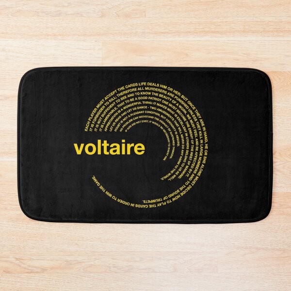 Item preview,  Voltaire famous quotes poster [gold] designed and sold by CMYKStudio.