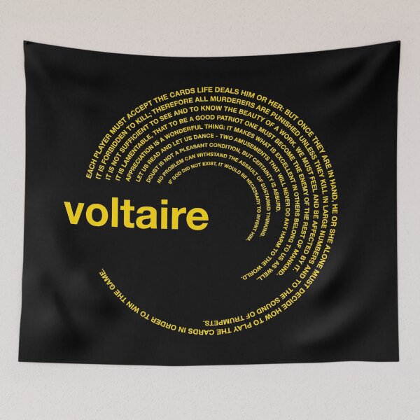 Item preview,  Voltaire famous quotes poster [gold] designed and sold by CMYKStudio.