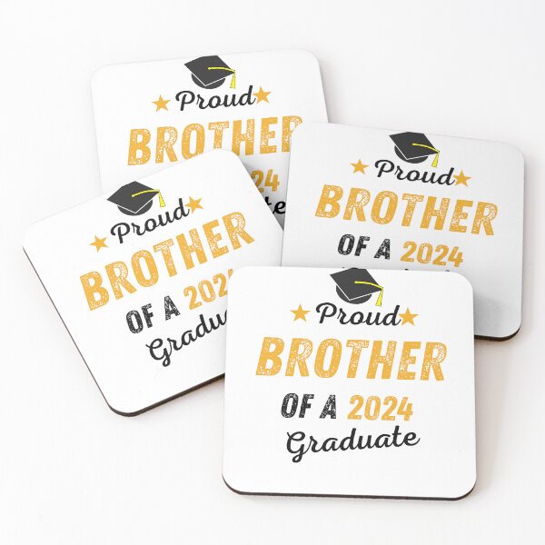 Item preview, Celebrate Your Grad with 'Proud Brother of 2024 Graduate' Design! designed and sold by Moh-nd-Eg.