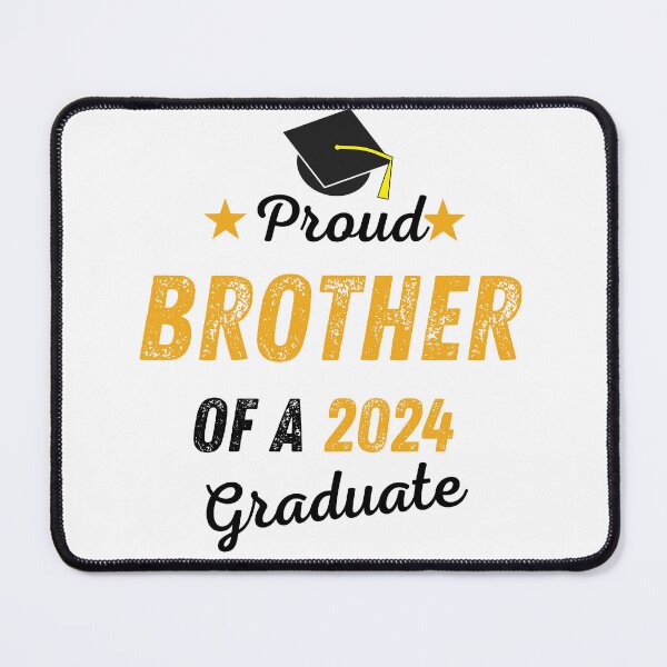 Item preview, Celebrate Your Grad with 'Proud Brother of 2024 Graduate' Design! designed and sold by Moh-nd-Eg.