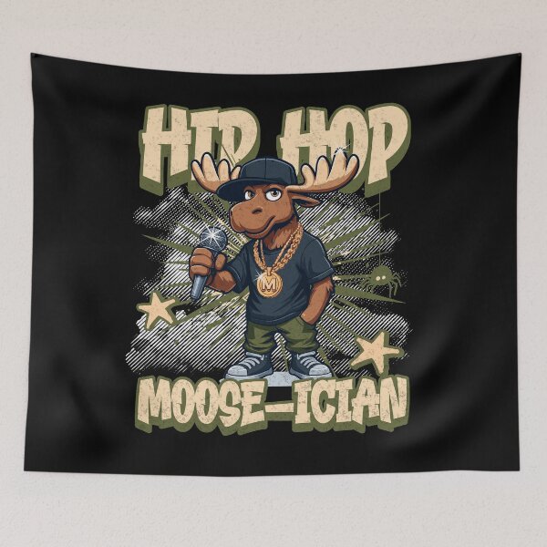 Item preview, Hip Hop Musician - Moose-ician - Rapper designed and sold by SpecialtiesShop.
