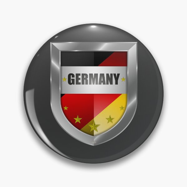 Item preview, GERMANY Flag German Flag Sticker T-Shirt 02 designed and sold by LocationInks.