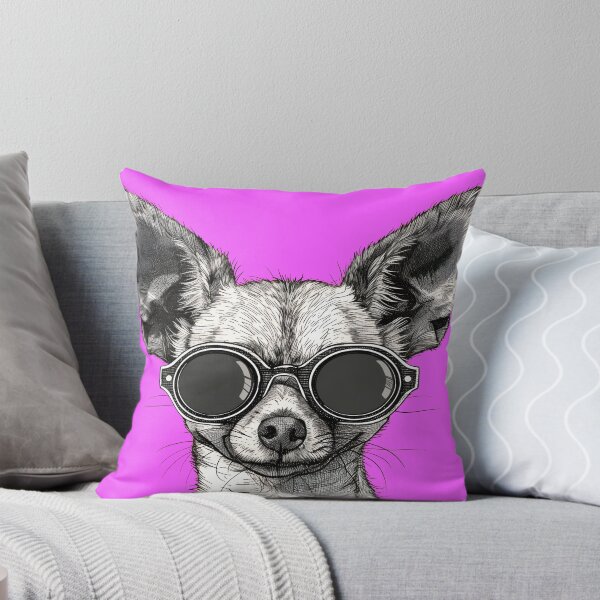 Item preview, Scholarly Canine Chic - Stylish Dog with Sunglasses Artwork designed and sold by ElegantQuirk.
