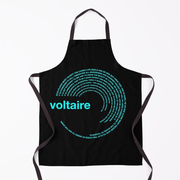 Item preview,  Voltaire famous quotes poster [aqua] designed and sold by CMYKStudio.