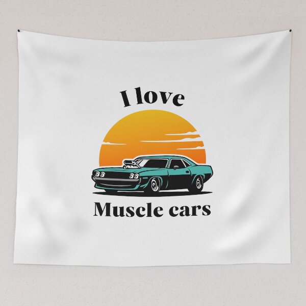 Item preview, I love Muscle cars designed and sold by carcoseco.