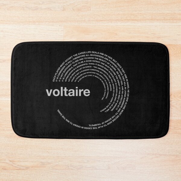 Item preview,  Voltaire famous quotes poster [silver] designed and sold by CMYKStudio.
