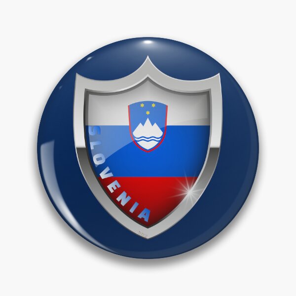 Item preview, SLOVENIA Flag Slovenian Shield Flag Sticker T-Shirt 02 designed and sold by LocationInks.