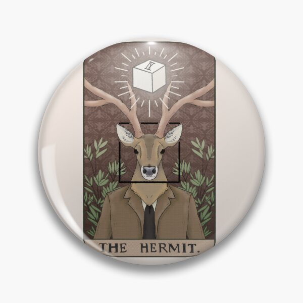 Item preview, Rusty Lake Inspired Tarot Card - The Hermit designed and sold by UmbraeMothCrafts.