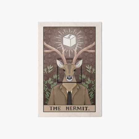 Item preview, Rusty Lake Inspired Tarot Card - The Hermit designed and sold by MothCraftsAU.