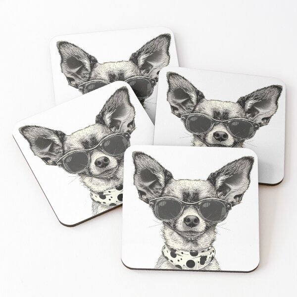Item preview, Stylish Pup - Chic Canine in Sunglasses Illustration designed and sold by ElegantQuirk.