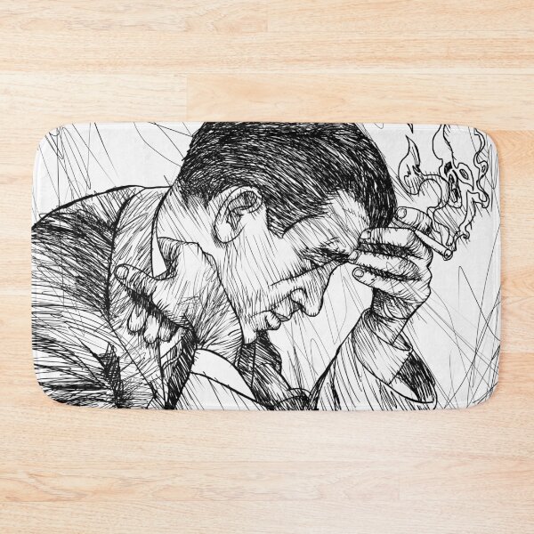 Item preview, J. D. SALINGER ink portrait .2 designed and sold by lautir.