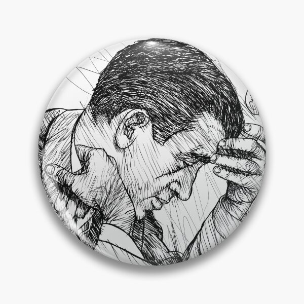 Item preview, J. D. SALINGER ink portrait .2 designed and sold by lautir.