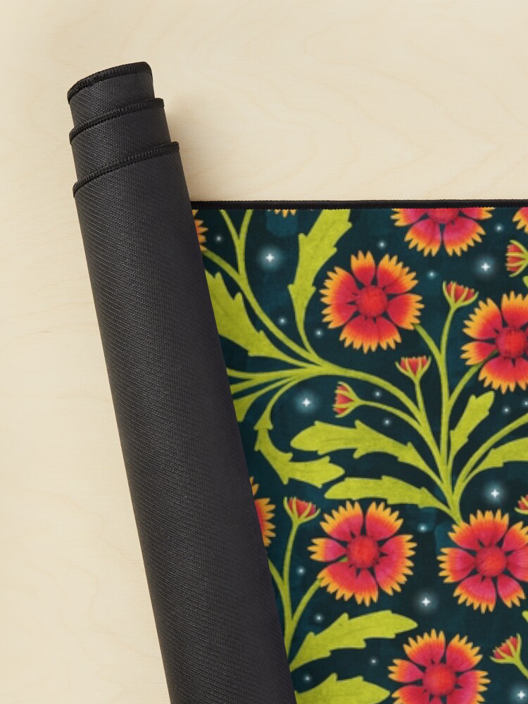 Thumbnail 2 of 5, Mouse Pad, Starry Gaillardia Bloom designed and sold by lovelettered.