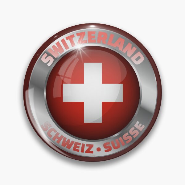 Item preview, SWITZERLAND Flag Swiss Flag Sticker T-Shirt 02 designed and sold by LocationInks.
