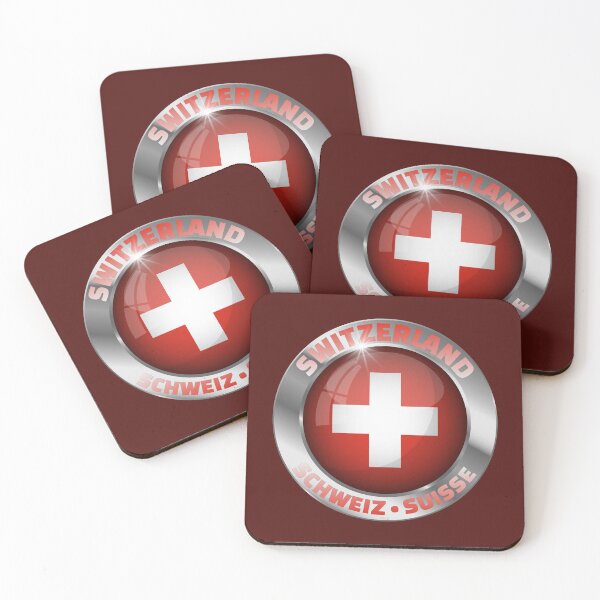 Item preview, SWITZERLAND Flag Swiss Flag Sticker T-Shirt 02 designed and sold by LocationInks.