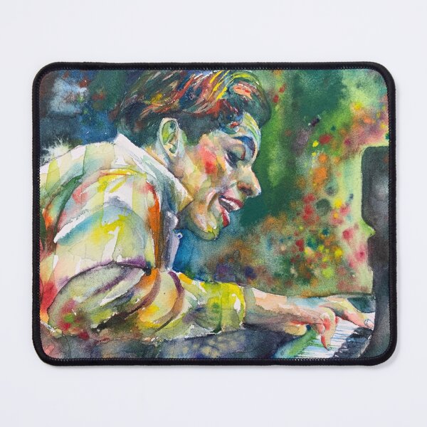 Item preview, GLENN GOULD - watercolor portrait .1 designed and sold by lautir.