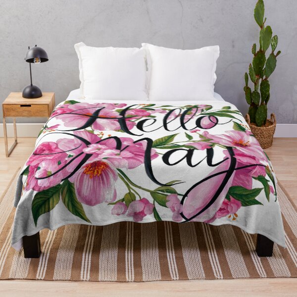 Item preview, Hola camiseta de mayo | Camiseta de flores de primavera designed and sold by Uday24.