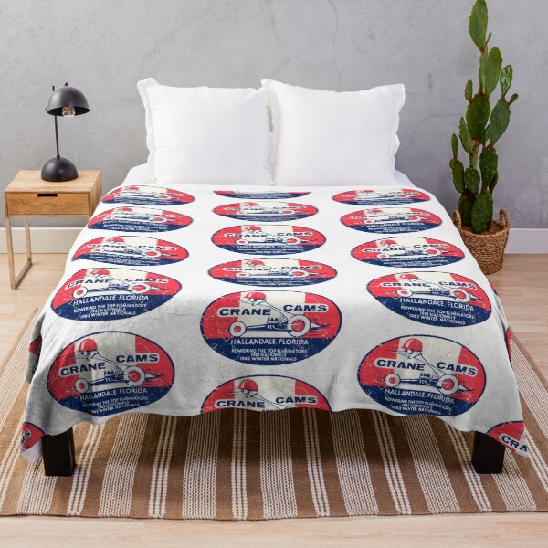 Item preview, 1962 Crane Cams Florida vintage drag racing. Burnout, distressed print. designed and sold by retropetrol.