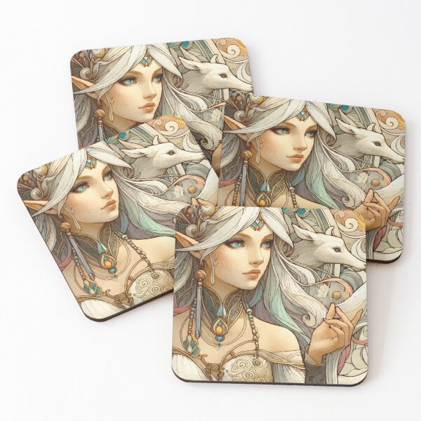 Item preview, An Elf in Art Nouveau designed and sold by Fregoli 2D.