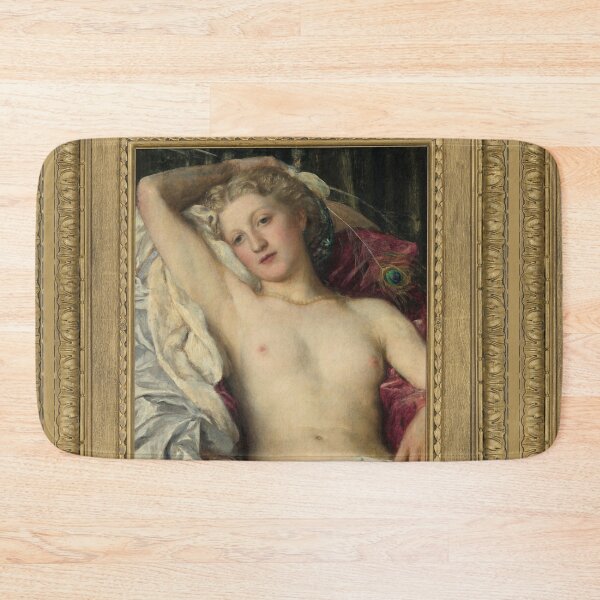Item preview, Woman reclining on  peacock feathers -  G.F Watts designed and sold by Vintage Designs +.