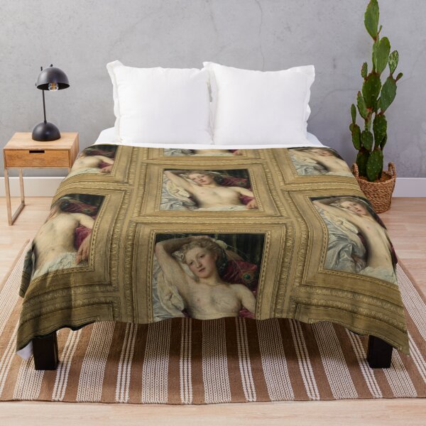 Item preview, Woman reclining on peacock feathers - G.F Watts designed and sold by Vintage Designs +.