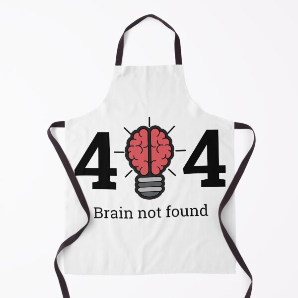 Item preview, 404 brain not found designed and sold by Crossverse.