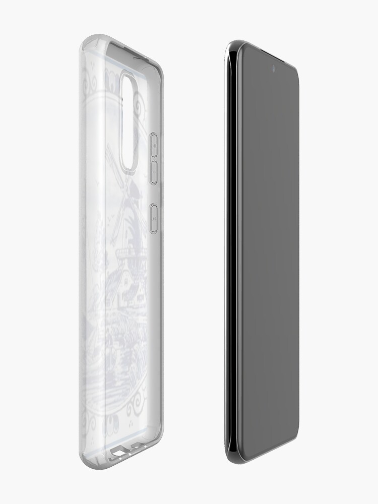 Alternate view of DUTCH BLUE DELFT: Vintage Windmill Print Case & Skin for Samsung Galaxy