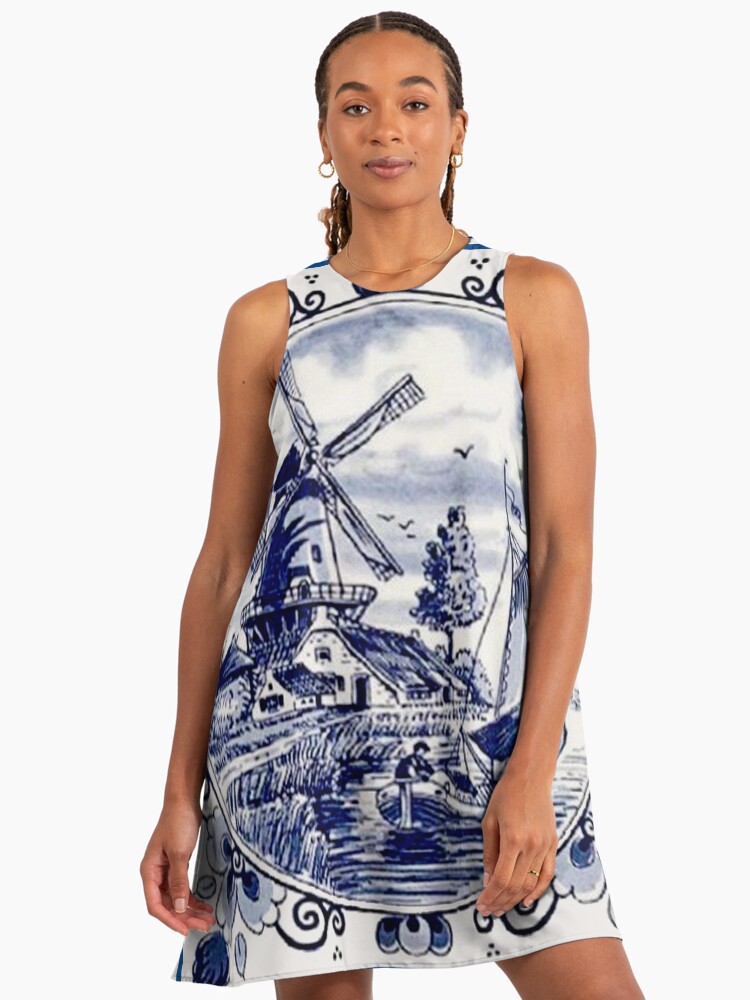 dutch blue dress Free People Morning Glory Maxi Dress main image 1