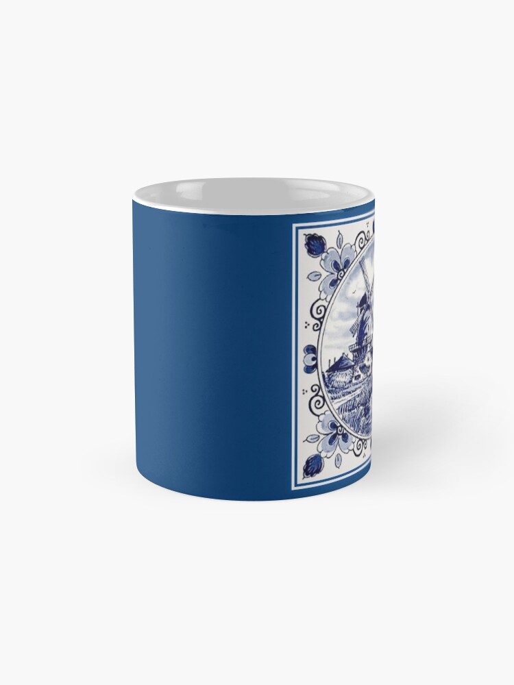 Alternate view of DUTCH BLUE DELFT: Vintage Windmill Print Mug